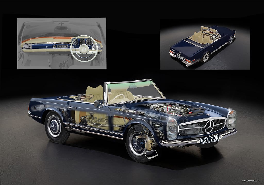 Das Original (230 SL)ist in Australien/Victoria State